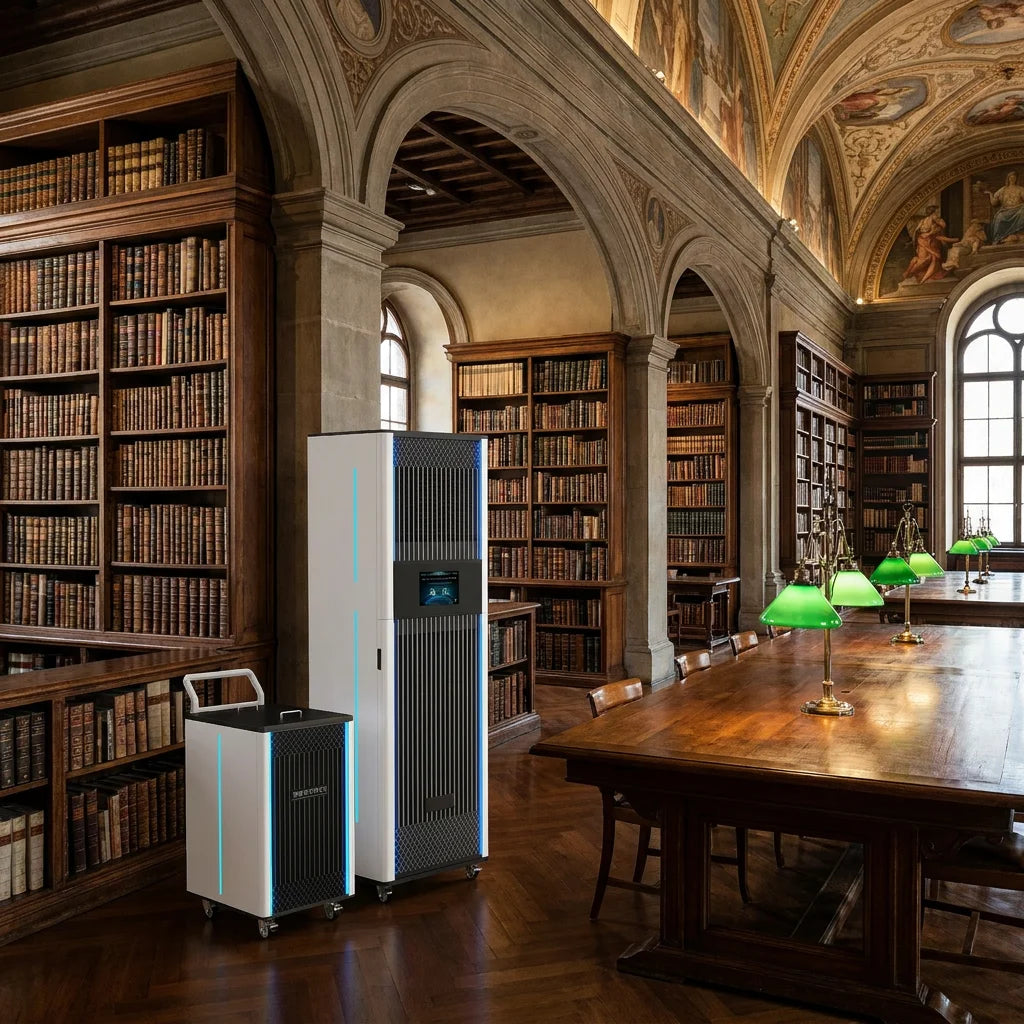 CJS-HP100B and Smart Water Cart in Grand Library Hall